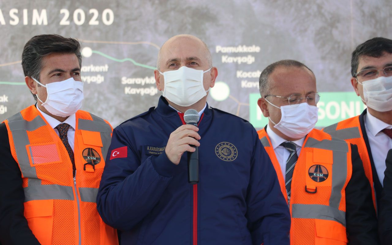 Bakan Adil Karaismailoğlu bugün temeli attı! Aydın-Denizli otoyolunda hummalı çalışma