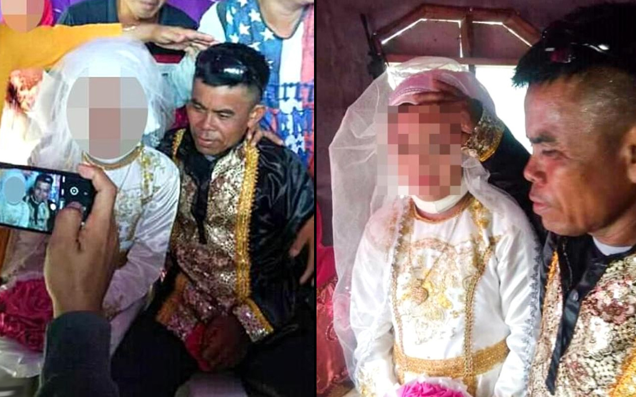 13 yaşındaki çocuk 48 yaşındaki adamla evlendirildi! Görüntüler ortaya çıktı
