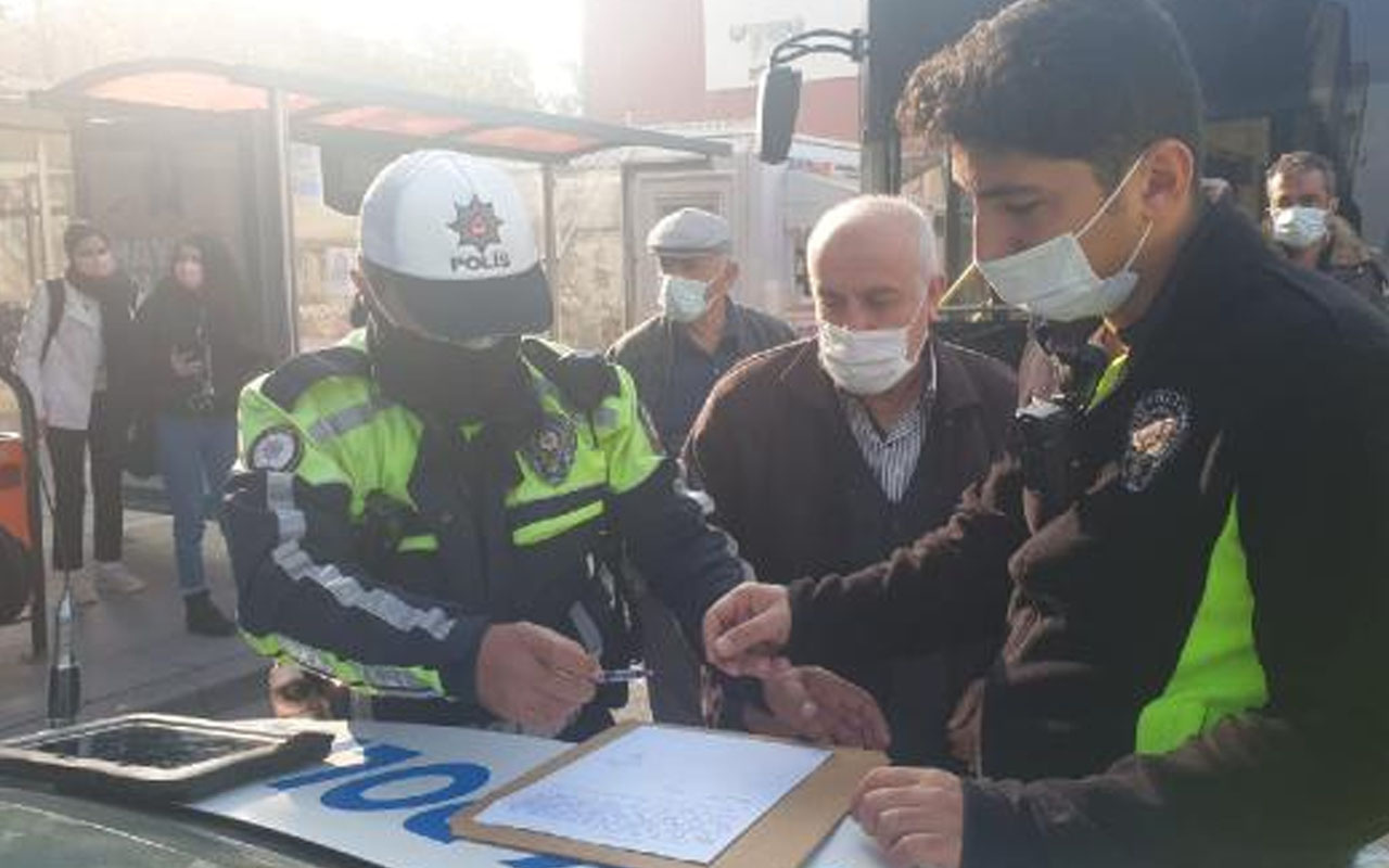 Çorum'da sivil polis yolcu kılığında bindi! Şoförün akılalmaz savunması