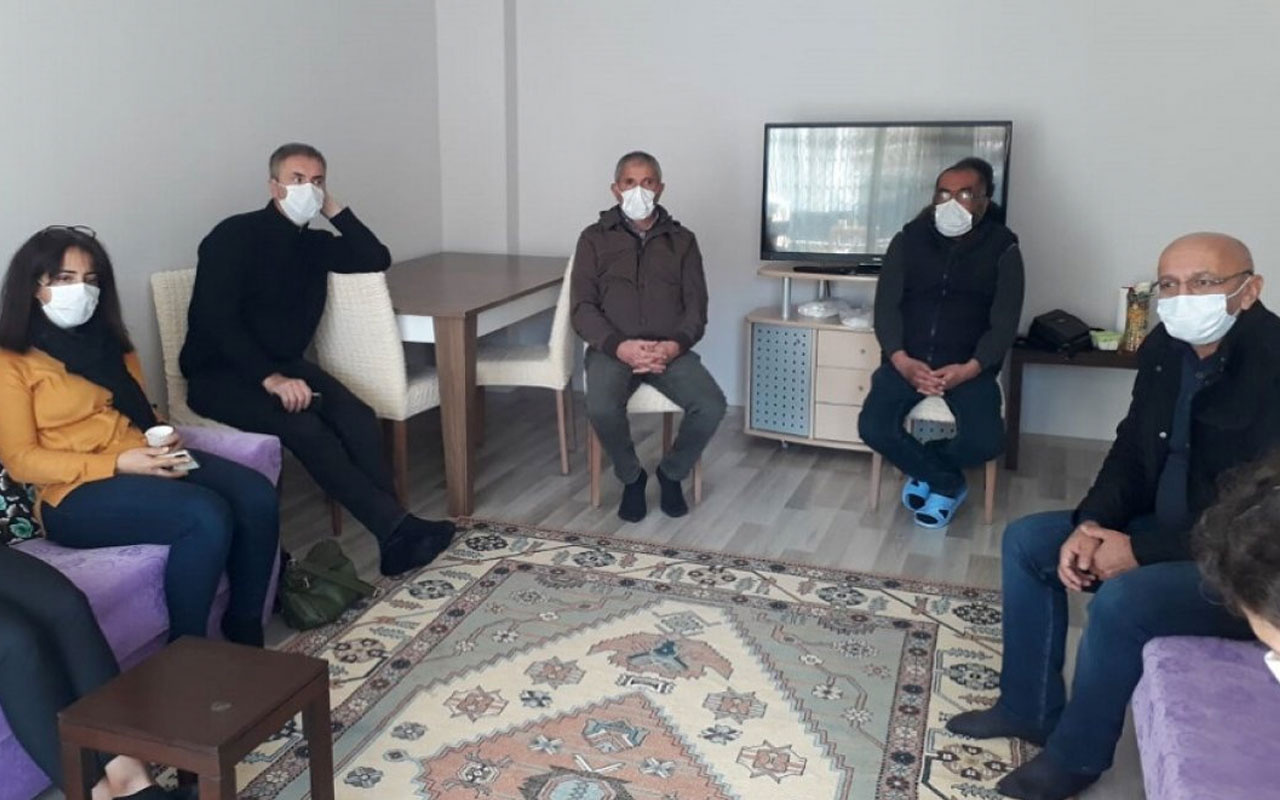 HDP'den öldürülen PKK'lı terörist İsmail Sürgeç'in ailesine taziye ziyareti
