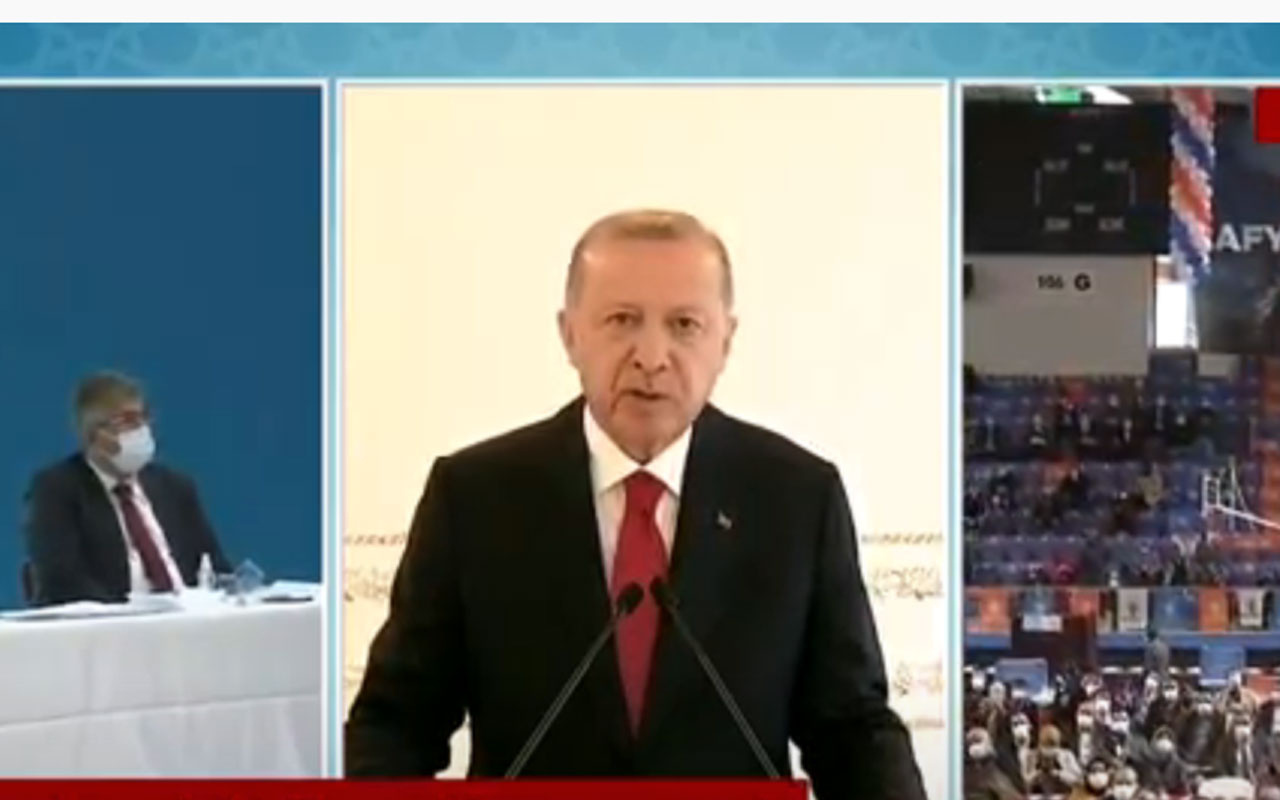 Erdoğan AK Parti kongrelerinin ertelendiğini açıkladı