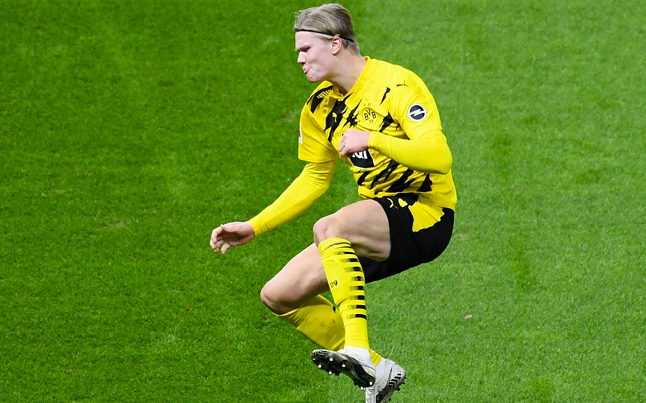 Erling Haaland şov yaptı Dortmund Hertha'yı dağıtı