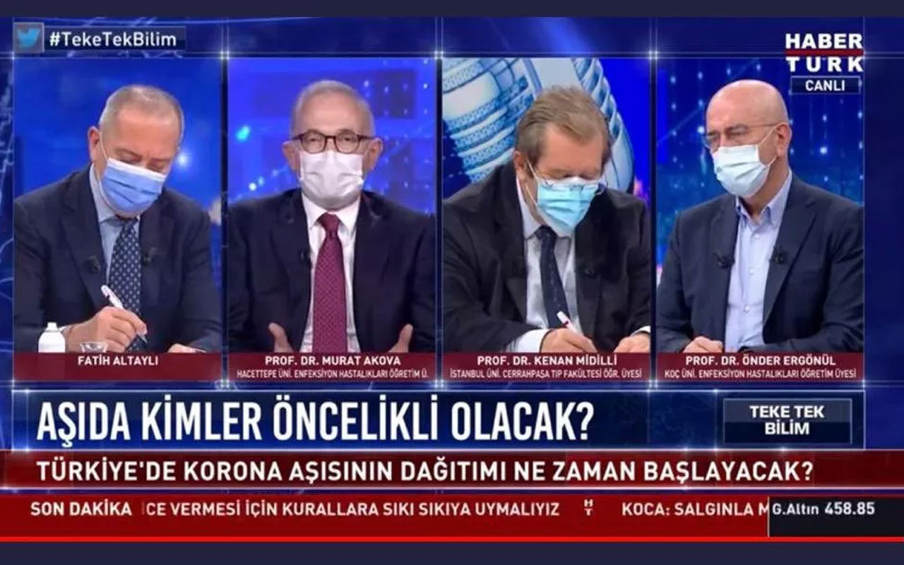 Sağlık Bakanı Fahrettin Koca'dan Fatih Altaylı'ya maske teşekkürü