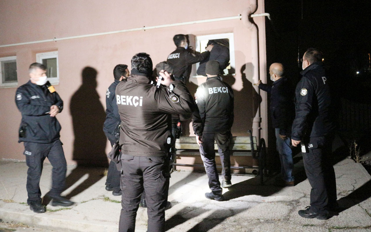 Aksaray'da müdürlük binasında hırsızlık alarmı: Bekçiler tuvalet penceresinden müdahale etti