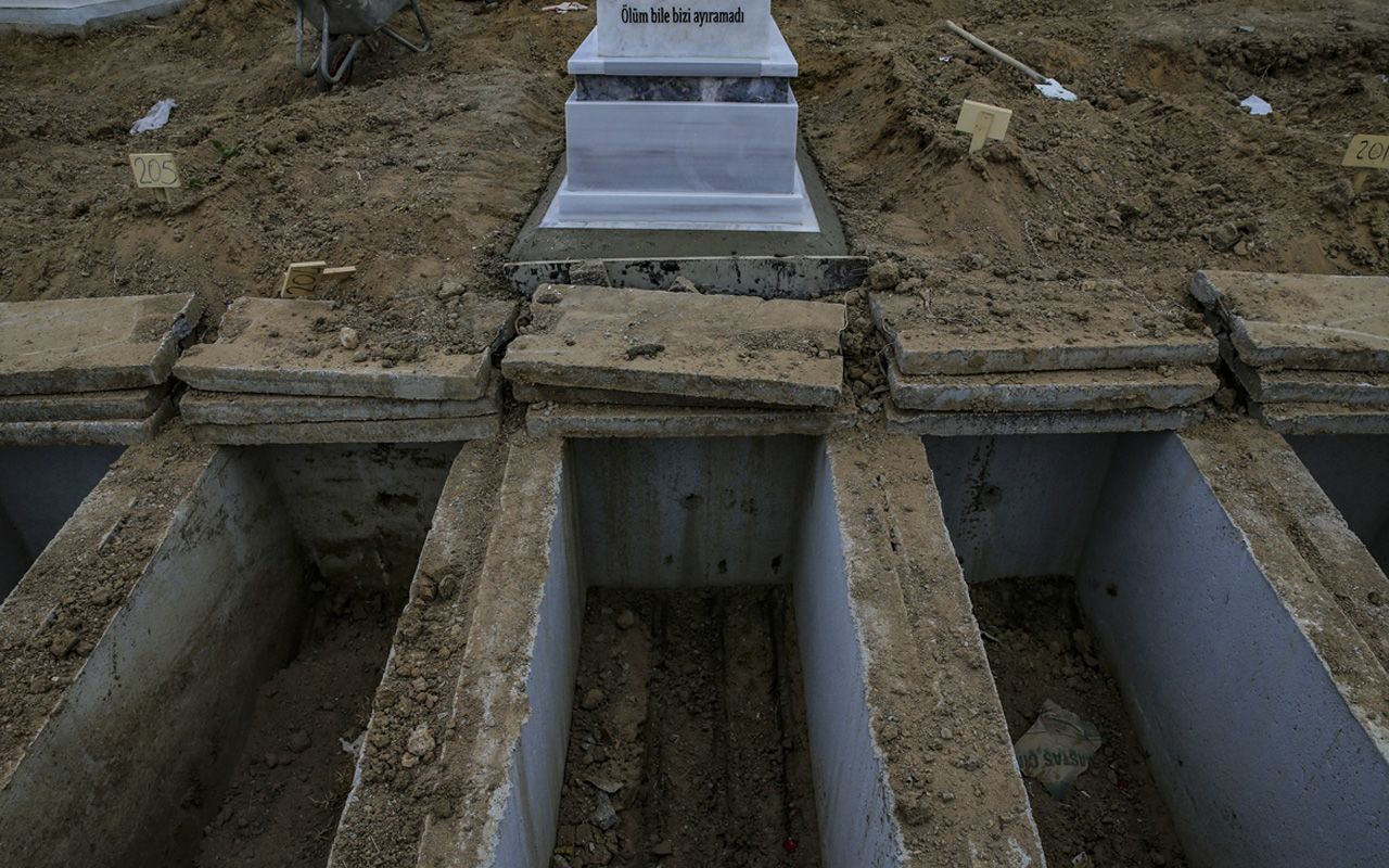 Ankara'da koronadan ölecekler için yeni mezarlar hazır! Ürperten manzara