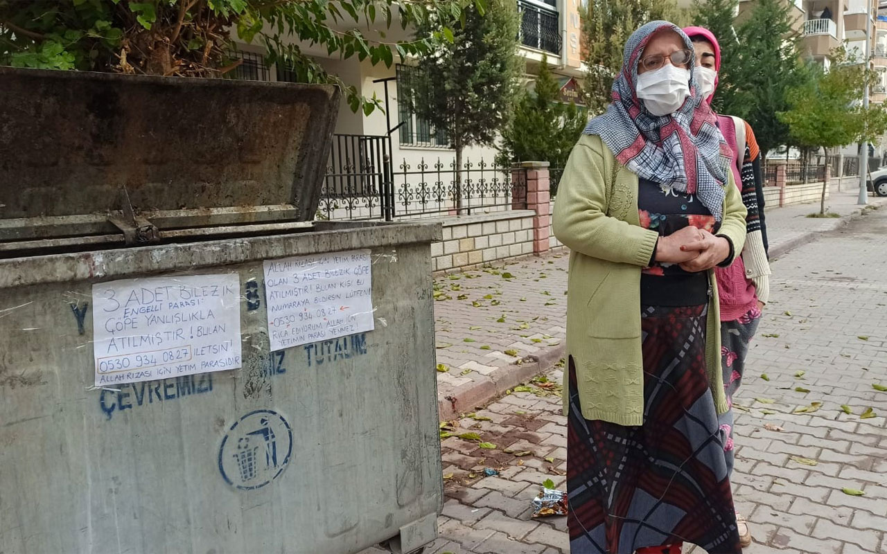 Bir anlık dalgınlık pahalıya patladı çöp tenekesine yazı astı