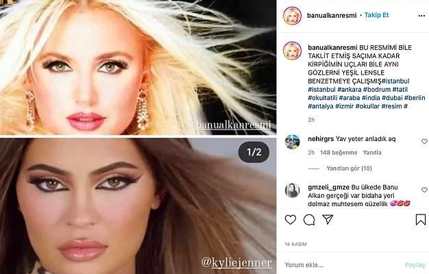 Banu Alkan'ın Kylie Jenner iddiası alay konusu oldu! 'Yeter artık, kapa çeneni' sözleri Twitter'ın diline düştü