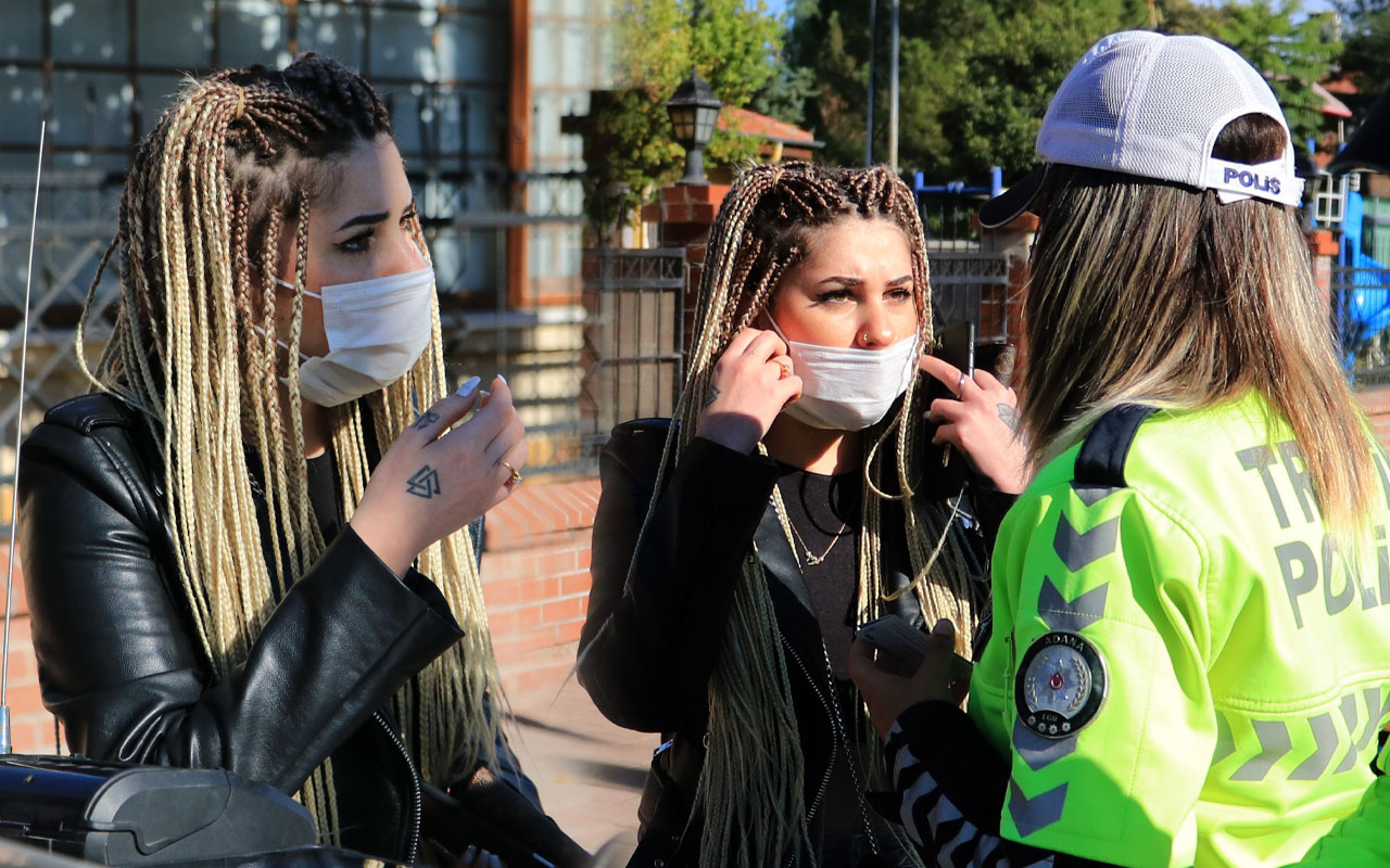 Adana'da maskesiz yakalandı! Genç kadın polise çirkin tehditler savurdu