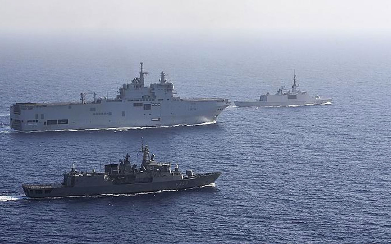 Mısır BAE Fransa Yunanistan ve Kıbrıs Akdeniz'de ortak askeri tatbikata başladı