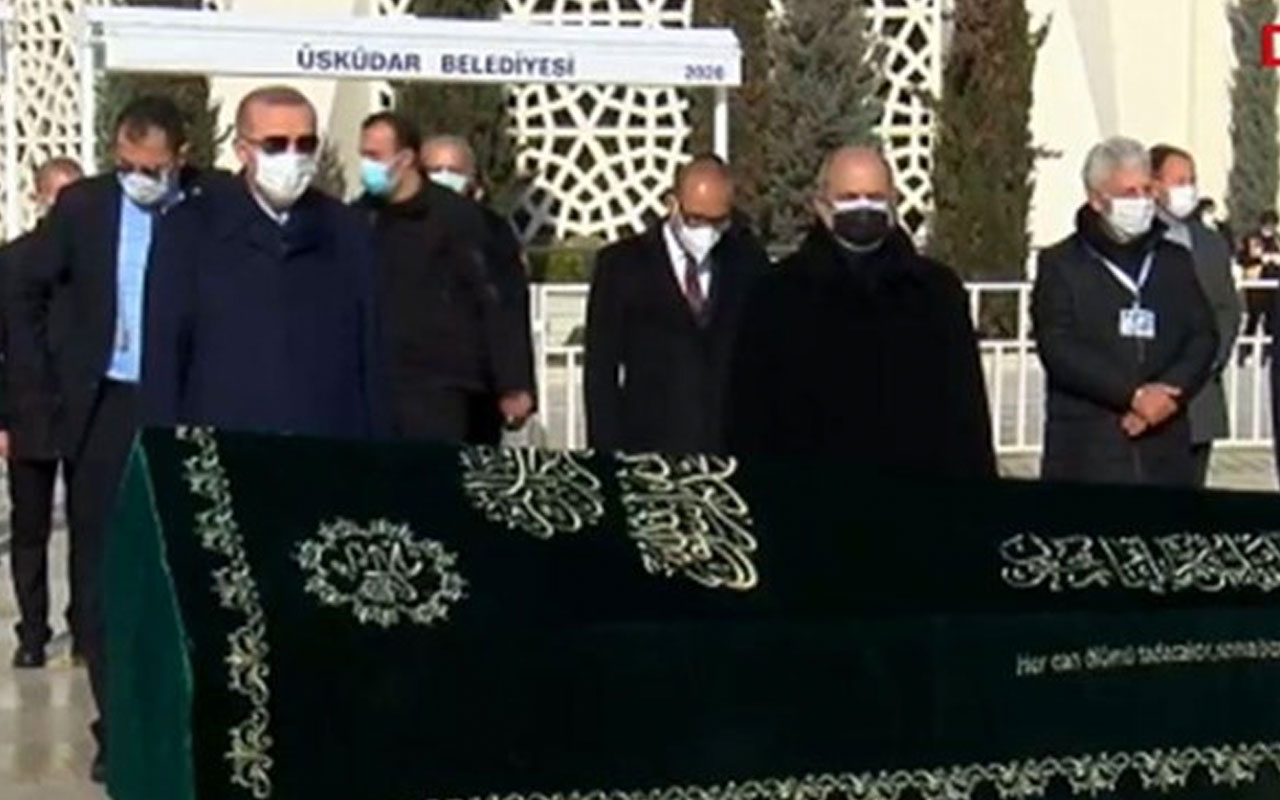 Cumhurbaşkanı Erdoğan, Turgut Kıran'ın cenaze törenine katıldı