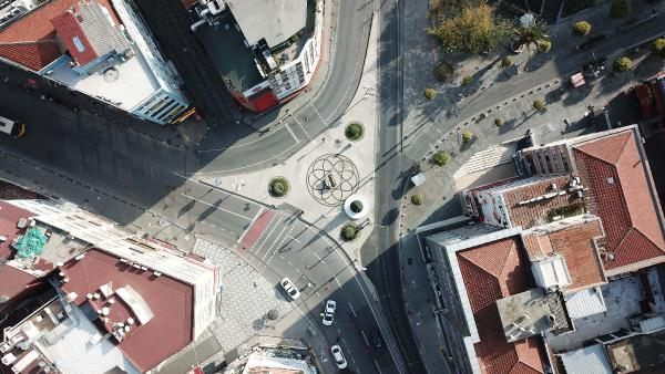 Kadıköy ve Caddebostan sahili bomboş kaldı