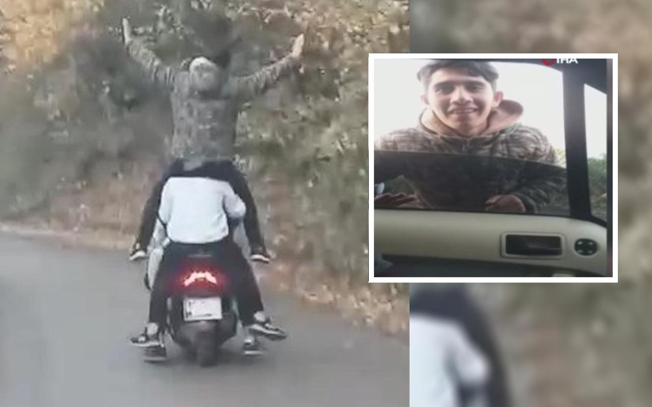 Bursa'da akılalmaz görüntüler 6 kişi motosiklete bindi 'numaramı vereyim atsana'