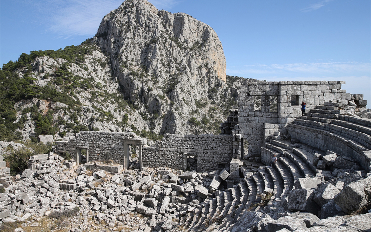 Büyük İskender'in alamadığı Termessos'a ziyaretçi ilgisi