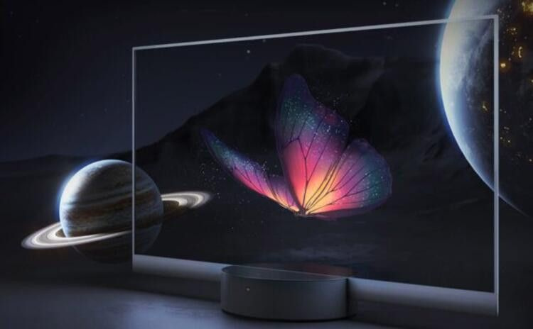 Xiaomi'nin yeni televizyonu bomba! Şeffaf ekran tasarımı ağızları açık bıraktı