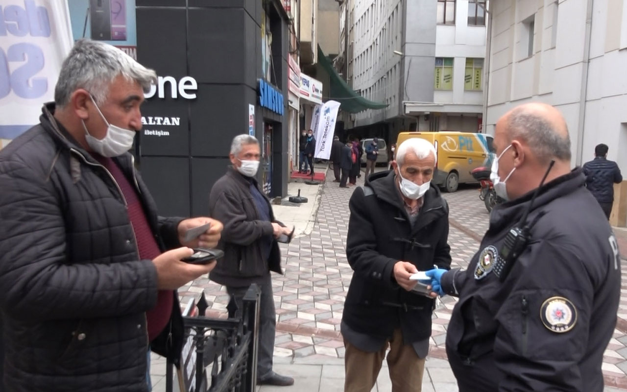 Çorum'da denetimde polise maskesiz yakalandı 'Kurban olayım, ceza yazmayın' dedi