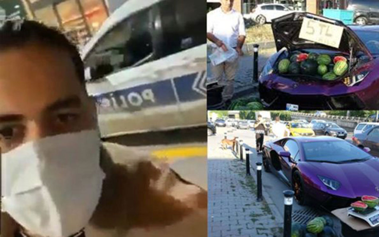 İranlı fenomen polis aracına binip sirenle devriye gezdi soruşturma açıldı!