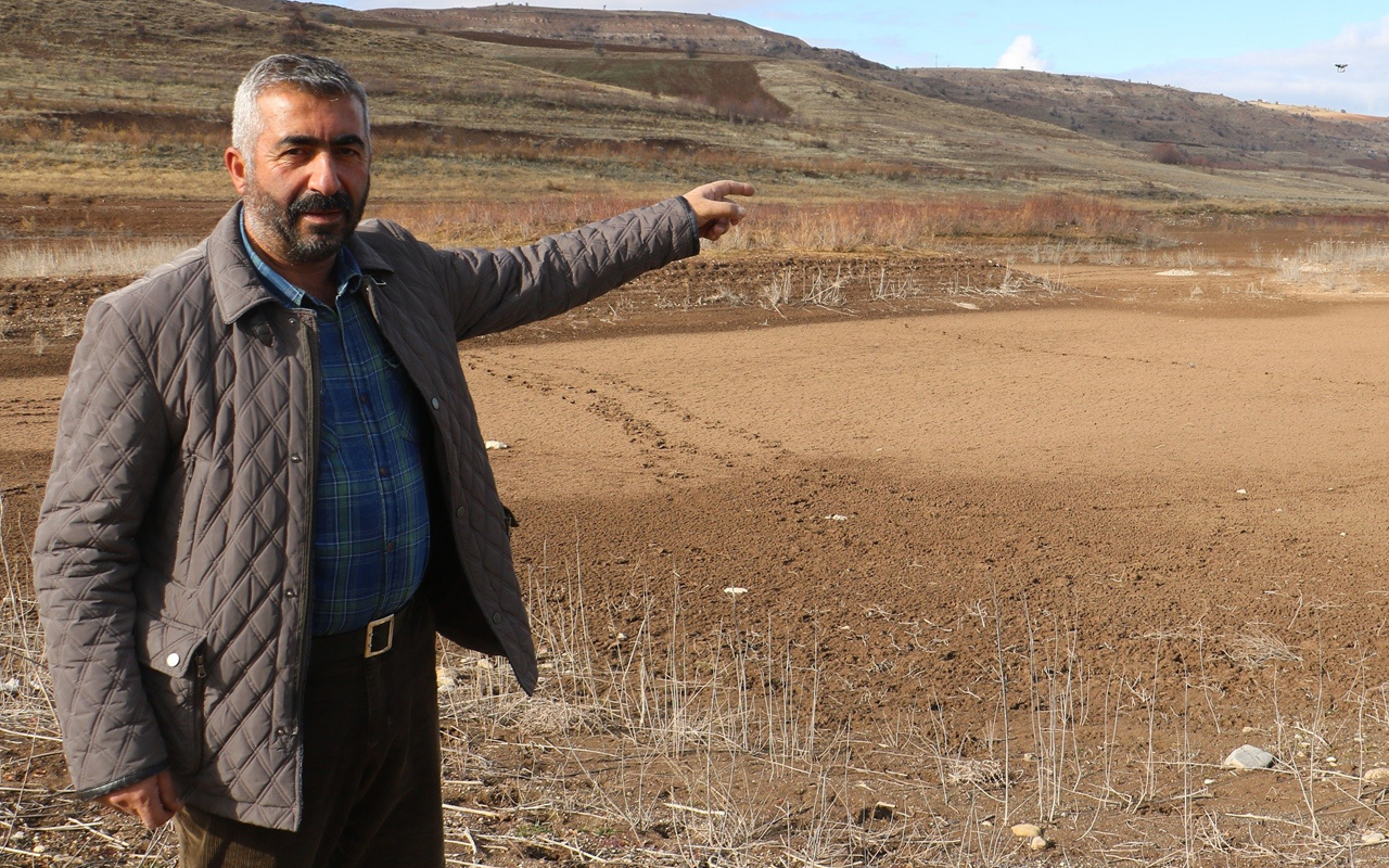 Sivas'ta ürküten görüntü! Sular çekilince ortaya çıktı