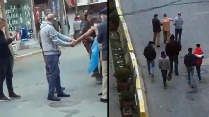 İstanbul'da şok görüntü! Çırılçıplak soyup sokaklarda gezdirdi!