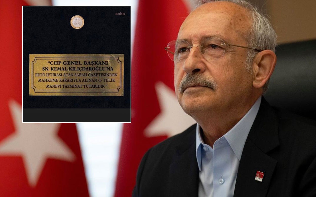 Kemal Kılıçdaroğlu Sabah gazetesine karşı kazandığı o 1 liraya bakın ne yaptı