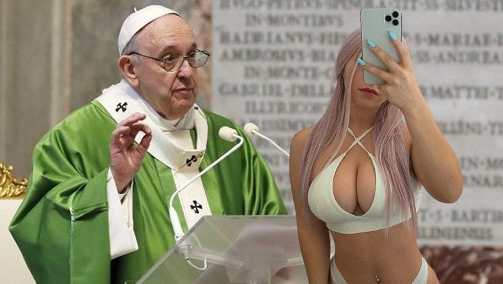 Vatikan'da yeni skandal! Papa Francis mayolu pozu beğendi manken bakın ne yazdı