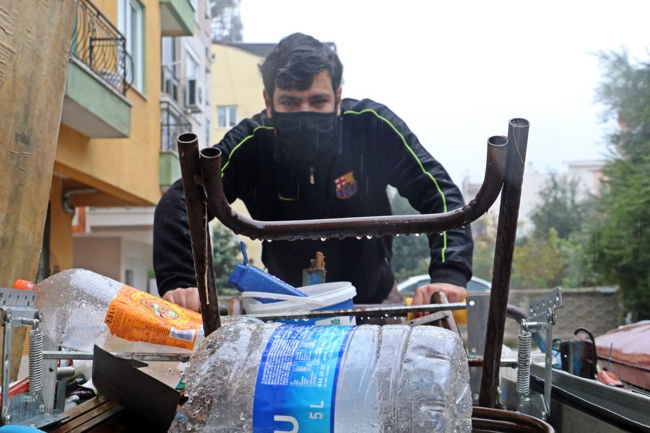 Türkiye bu genci konuşuyor Antalya'da 1,5 ayda hazırlandı! Çöpten plastik topluyordu