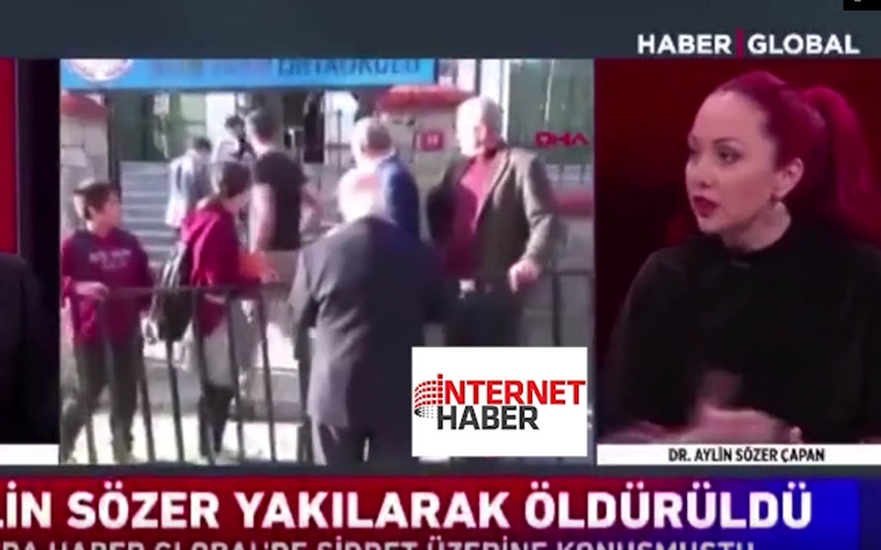 Öldürülen Aylin Sözer'in TV programında yaptığı 'şiddet' temalı konuşma