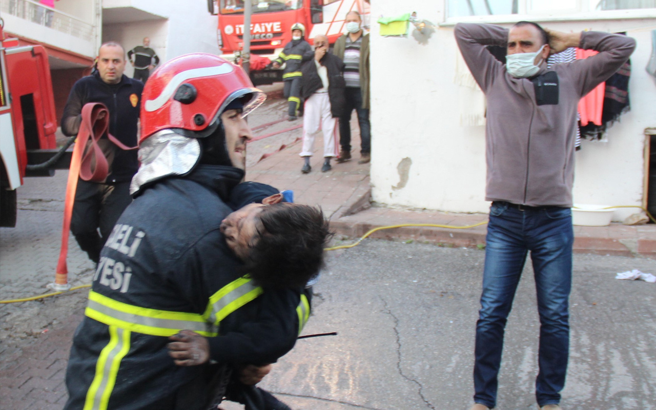 Kocaeli'de yangından böyle kurtarılmıştı! 4 yaşındaki çocuktan acı haber geldi