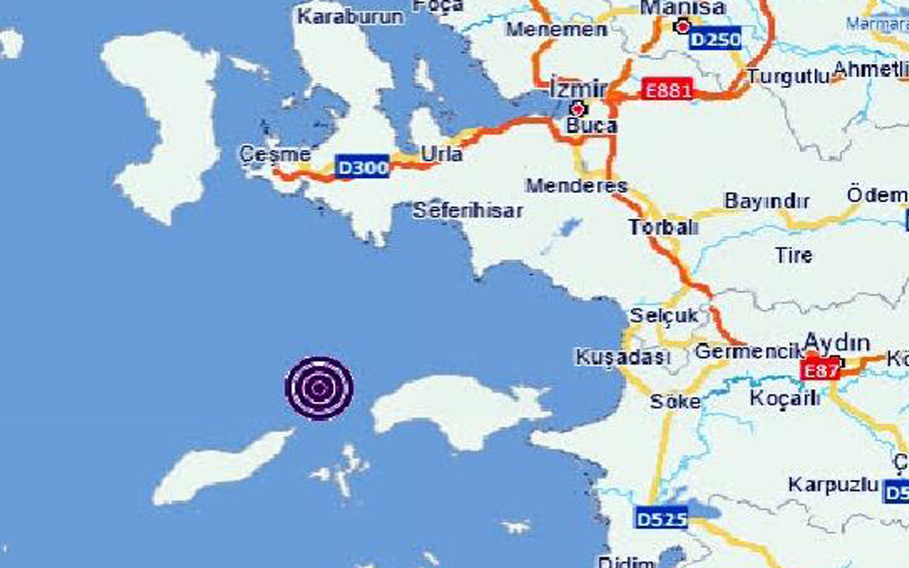 İzmir'in Urla ilçesinde 4.3 şiddetinde deprem oldu! AFAD duyurdu