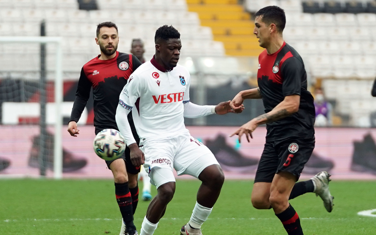 Trabzonspor, Fatih Karagümrük deplasmanından 3 puanla ayrıldı