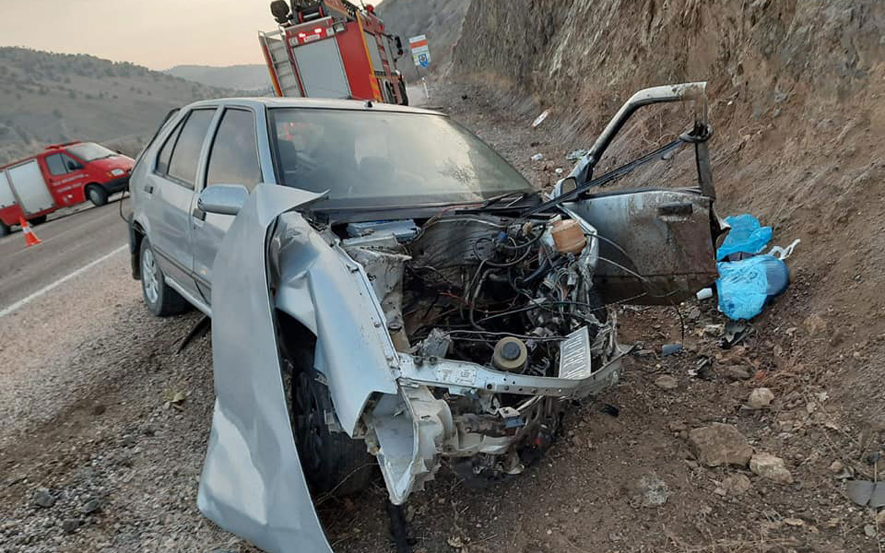 Tokat'ta kaza: 1 ölü 4 yaralı
