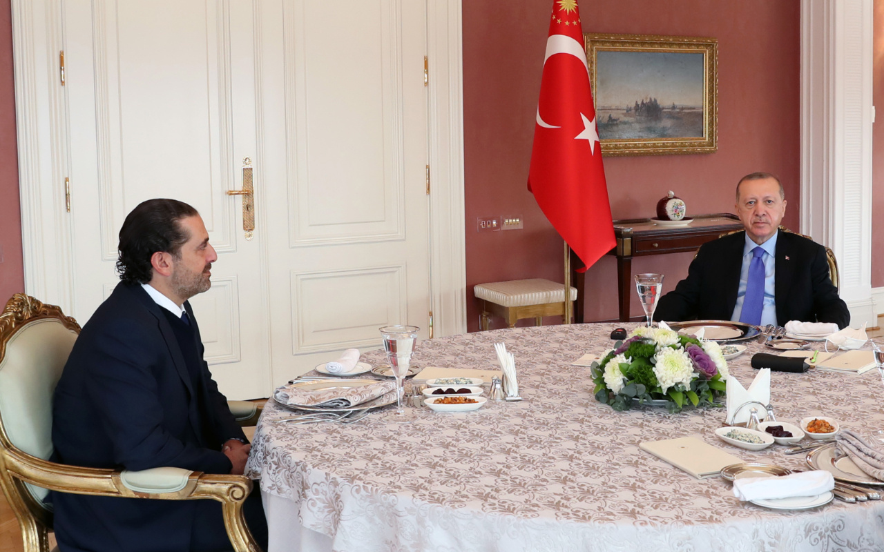 Cumhurbaşkanı Erdoğan, Lübnan'da yeni hükümeti kuracak olan Hariri'yle görüştü