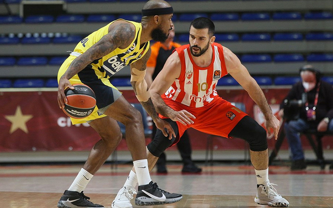 Fenerbahçe Beko, Kızılyıldız'ı son saniye basketiyle yendi