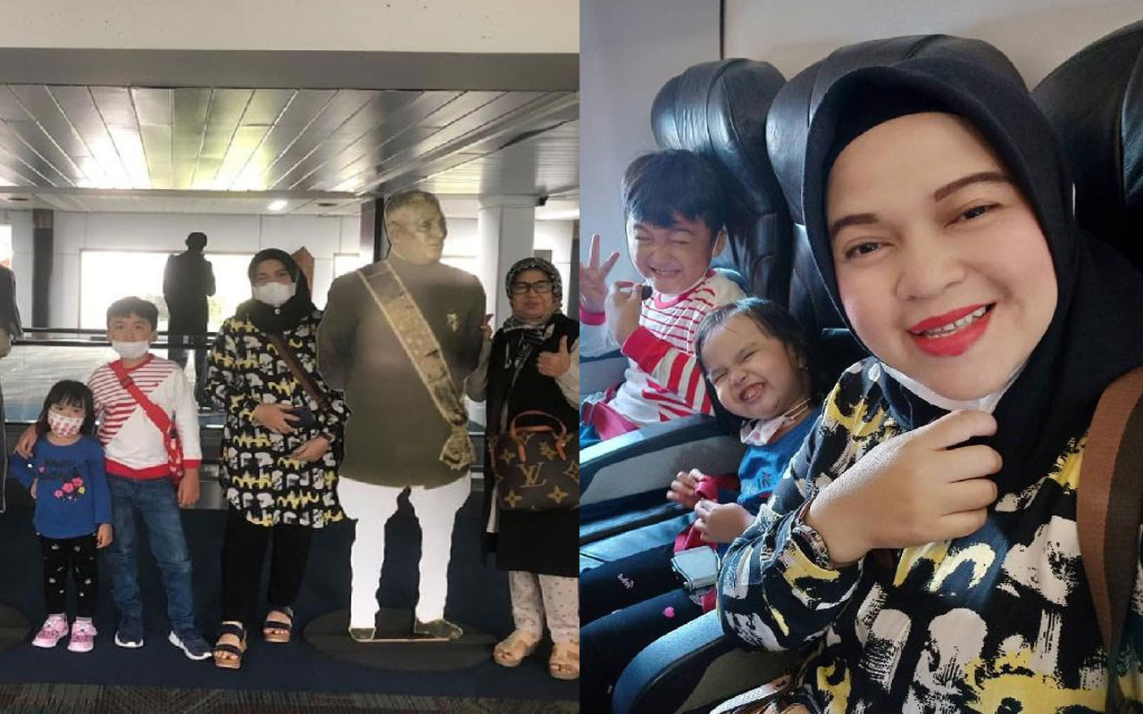 Düşen Endonezya uçağındaydılar! İşte annenin çocuklarıyla beraber son fotoğrafı
