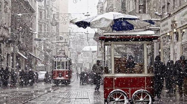 Harita beyaza büründü! İstanbul'a Cuma ve Cumartesi kar geliyor