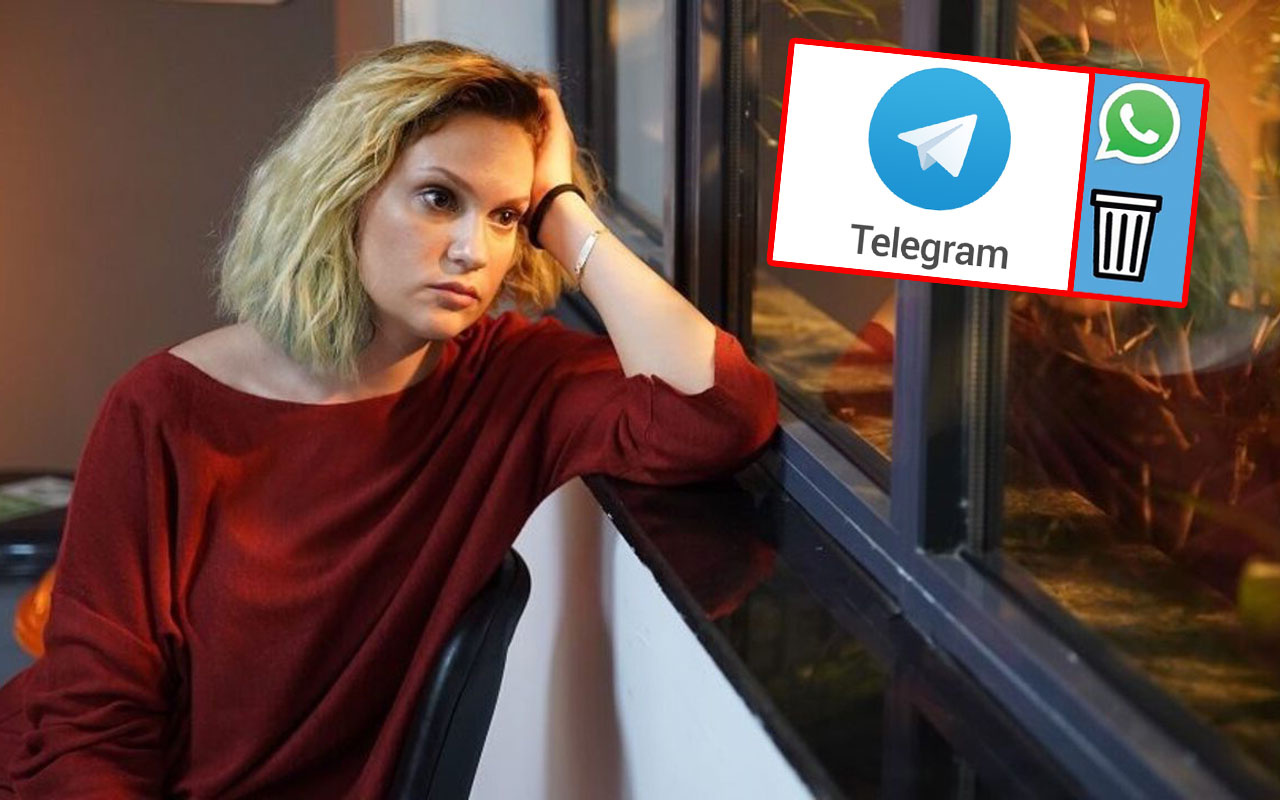 Masumlar Apartmanı İnci'si Farah Zeynep WhatsApp'ı sildi Telegram'a isyan etti