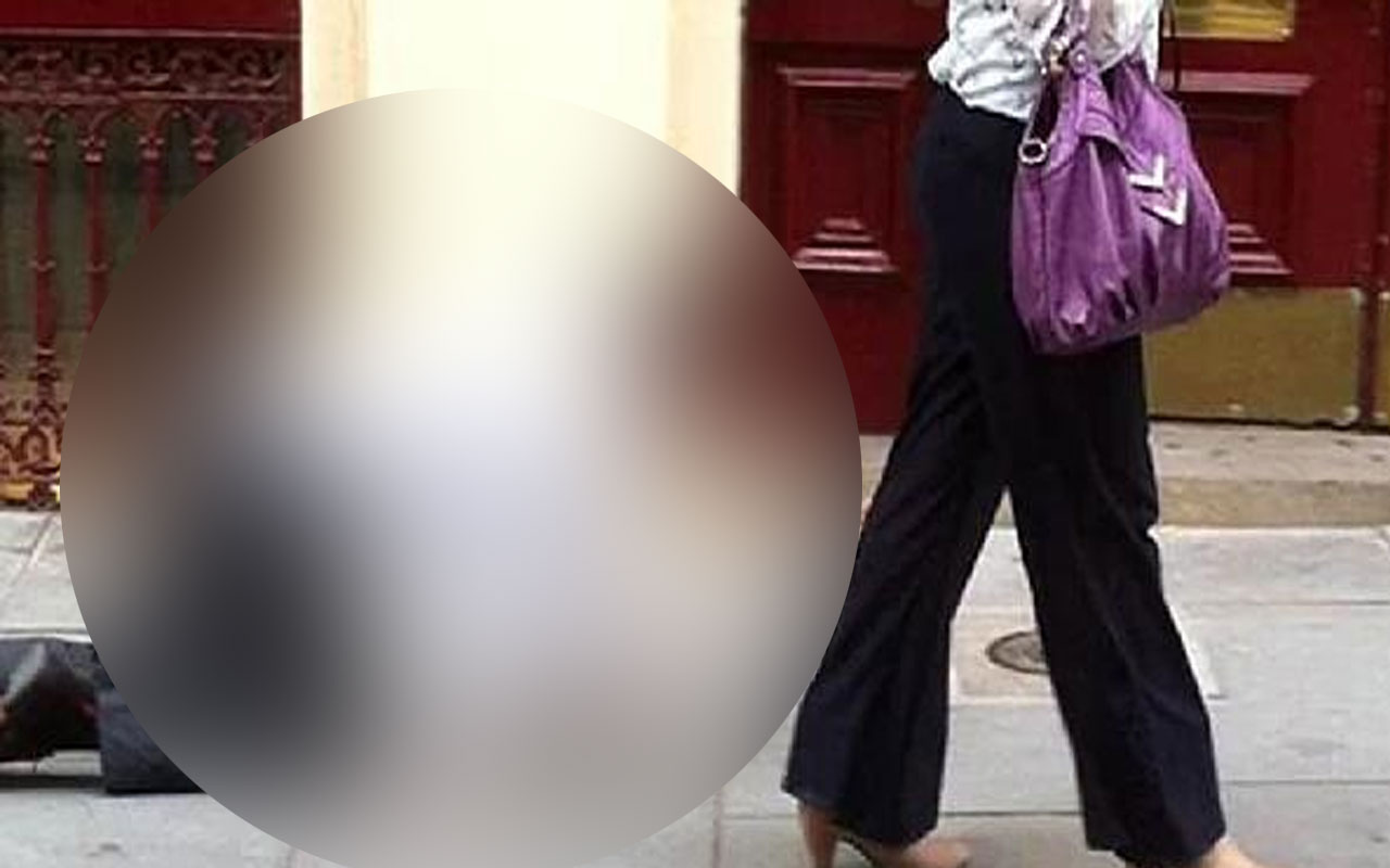 Kanada'da şoke eden görüntü! Karantinayı delmek isteyen kadın kocasına tasma takıp sokakta gezdi