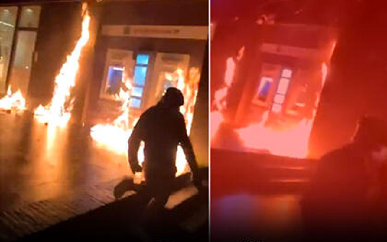 Avrupa kentinde kaos! Polis merkezini ateşe verip Kral'ın aracını taşladılar
