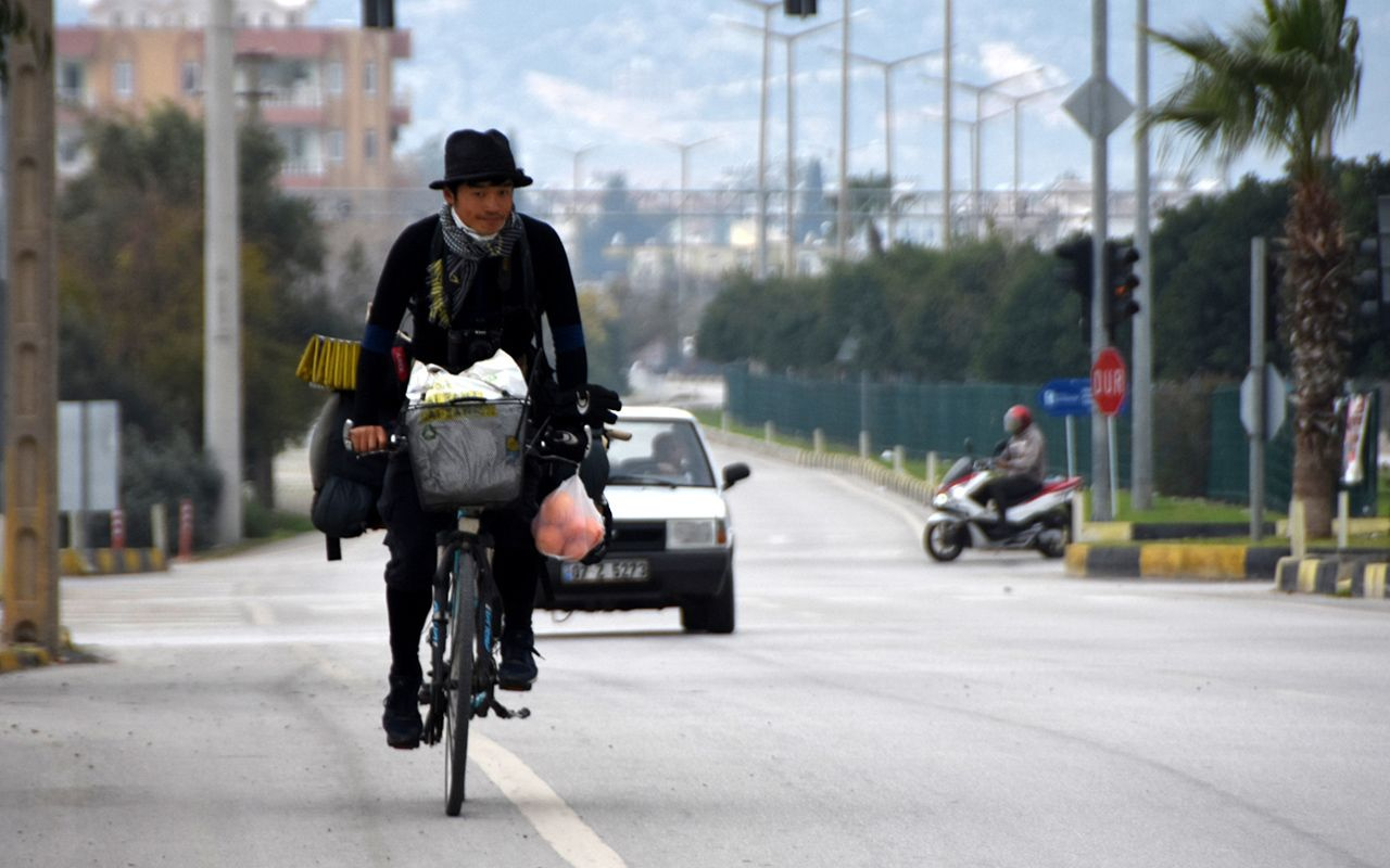 Bisikletiyle dünyayı gezdi! Japon fotoğrafçı Türkiye'ye hayran kaldı