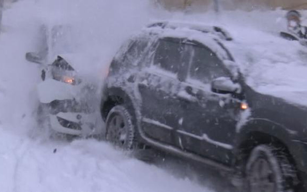 İstanbul'da yollar buz pistine döndü! İşte yaşanan kazalar