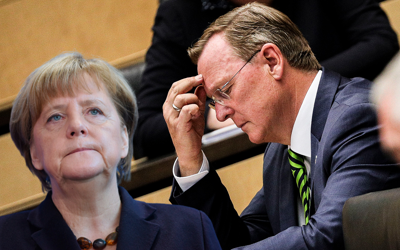 Almanya'da eyalet başbakanı koronavirüs toplantısında oyun oynarken yakalandı