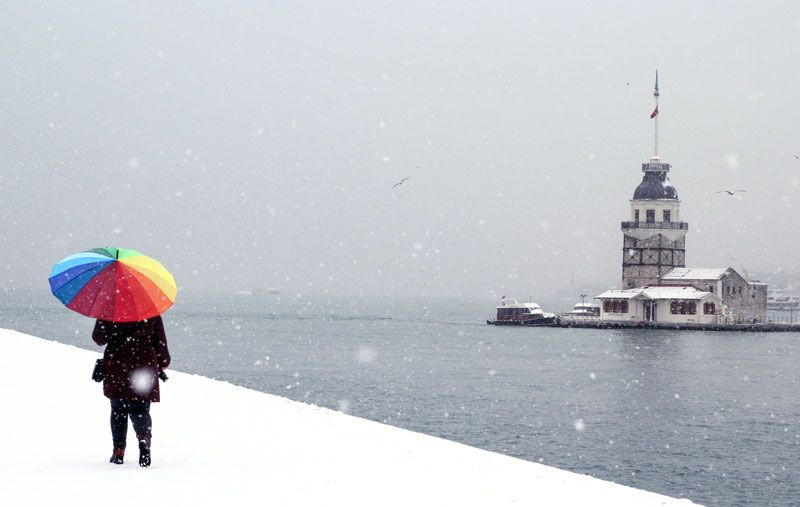 Bugün geldi meteoroloji yarım metre kar yağacak diyor İstanbul ve Ankara listede