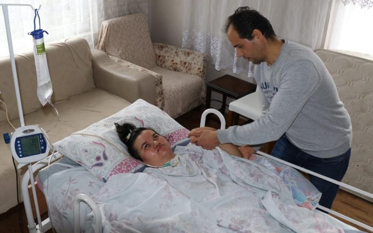 Zonguldak'ta doğumda iki kez kalbi durdu eşi yardım istiyor
