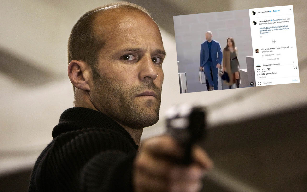 Jason Statham'ın 'Türkiye'de ikinci hafta' paylaşımı 2 milyona yakın görüntülendi