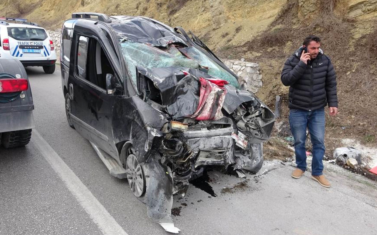 Samsun'da oğullarını askere teslim eden aile kaza yaptı: 3 ölü