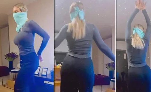 Habertürk spikeri Hande Sarıoğlu dansözlere taş çıkarttı! Instagram'ı yıktı geçti