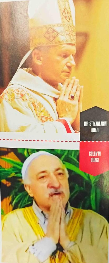 FETÖ lideri Gülen'in hareketlerinde Hristiyanlık ritüelleri!