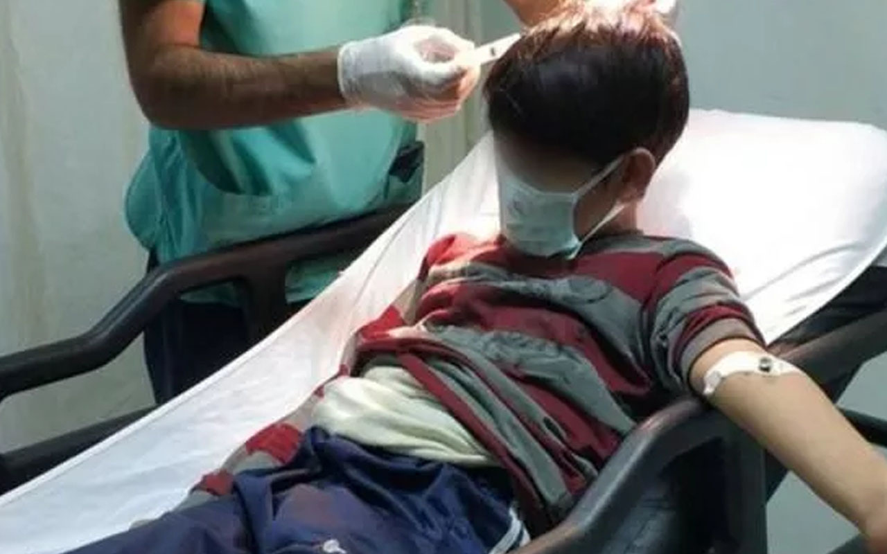 Samsun'da 6 yaşındaki çocuk ağabeyini hastanelik etti