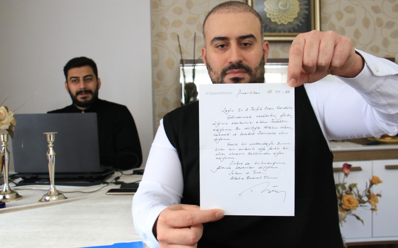 Elazığ'da 22 yıl sonra eşyalarının arasında bulundu! Erdoğan'ın mektubu ilk kez ortaya çıktı