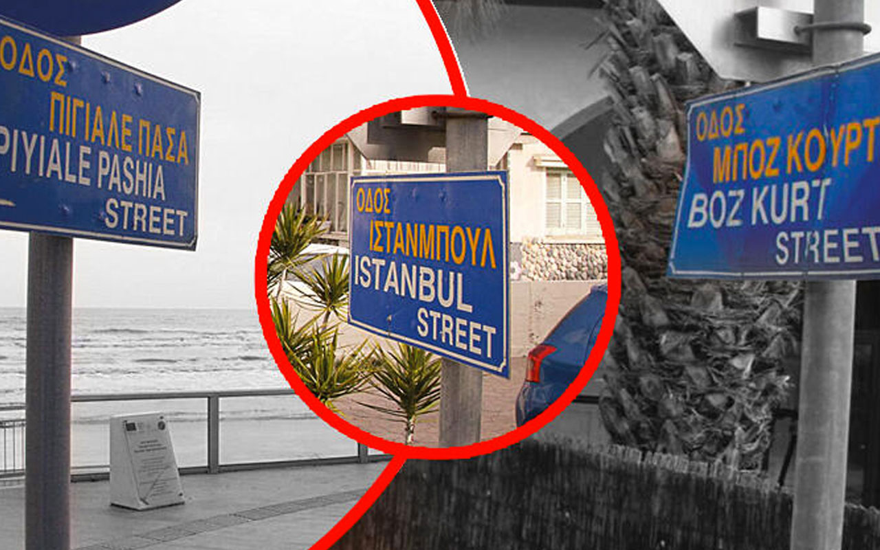 Rum yönetimi Türkçe sokak adlarını tek tek siliyor