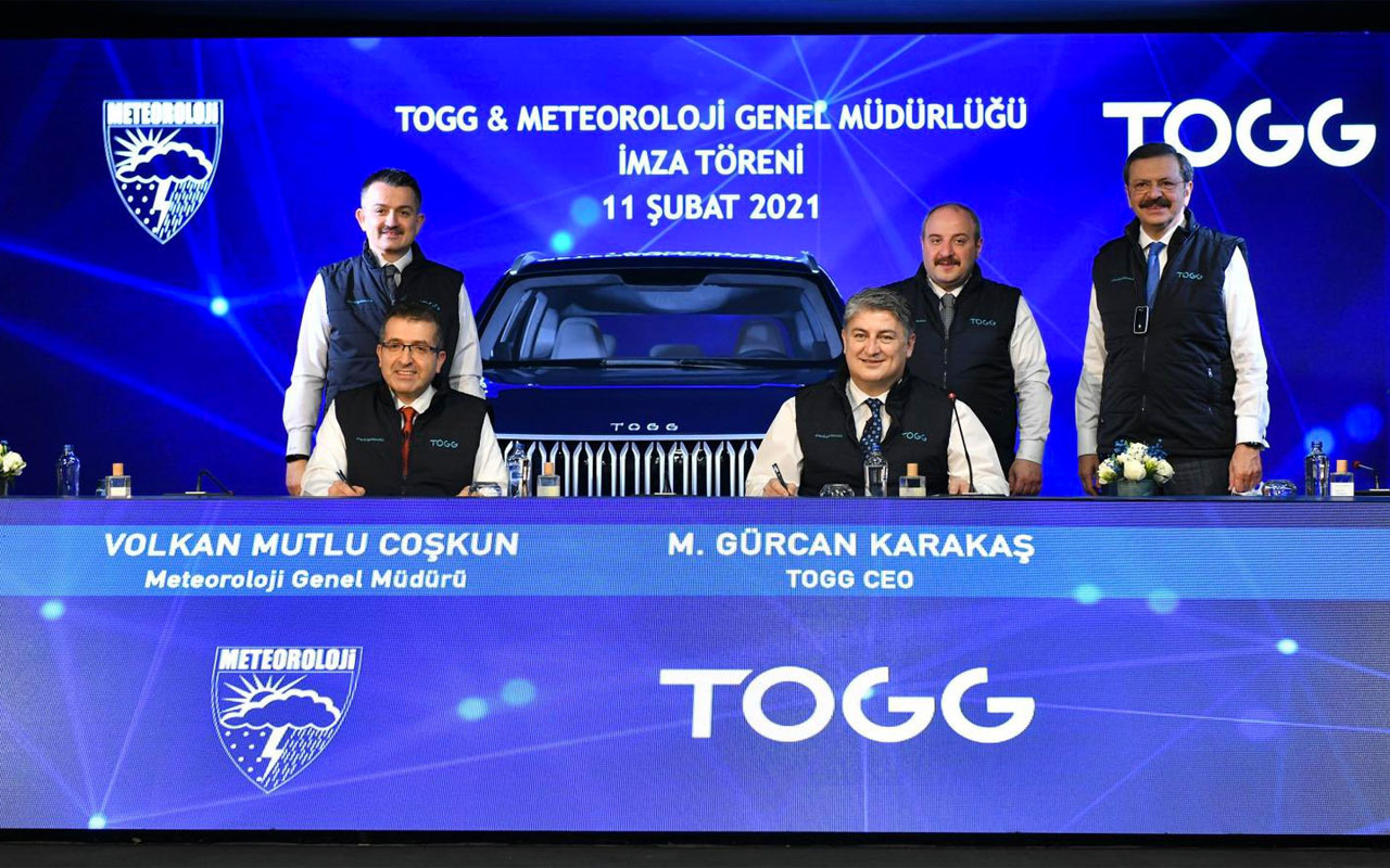 Yerli otomobil TOGG'un konforu arttı! Yeni özellikler geliyor TOGG ve Meteoroloji resmen imzaları attı